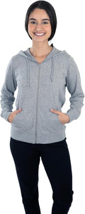 Women's Zip Up Hoodie - Lightweight Athletic Jacket for Women, Full Zip Soft Jersey-Knit Workout Jacket Sweatshirt (Copy) (Copy)