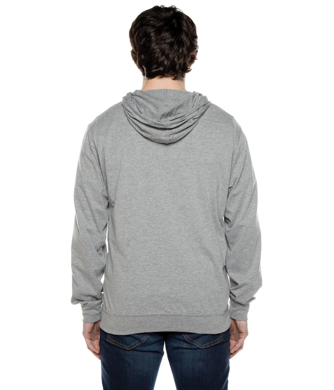 Men's Beach Jersey Hoodie Heather Grey