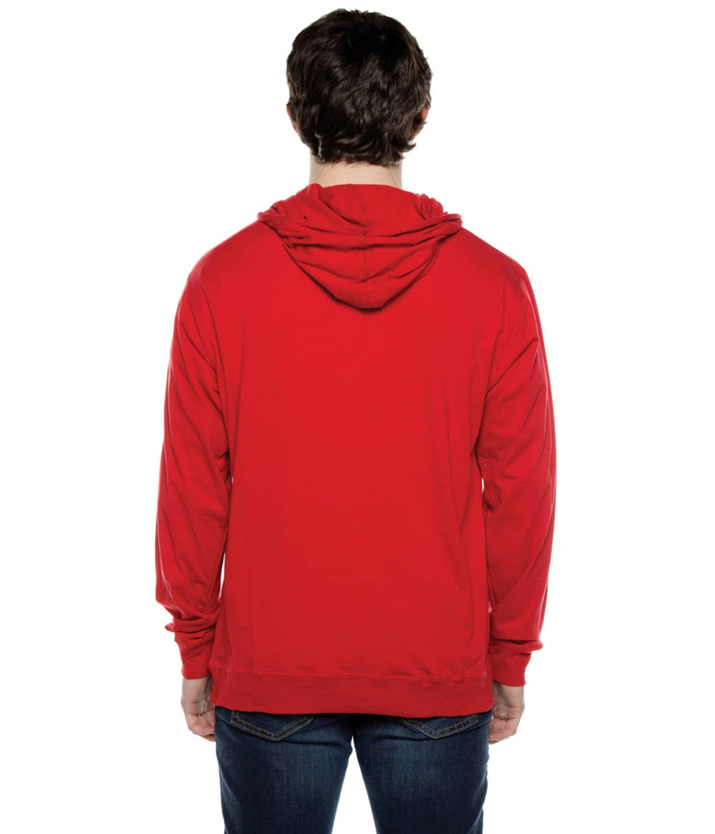Men's Beach Jersey Hoodie Scarlet