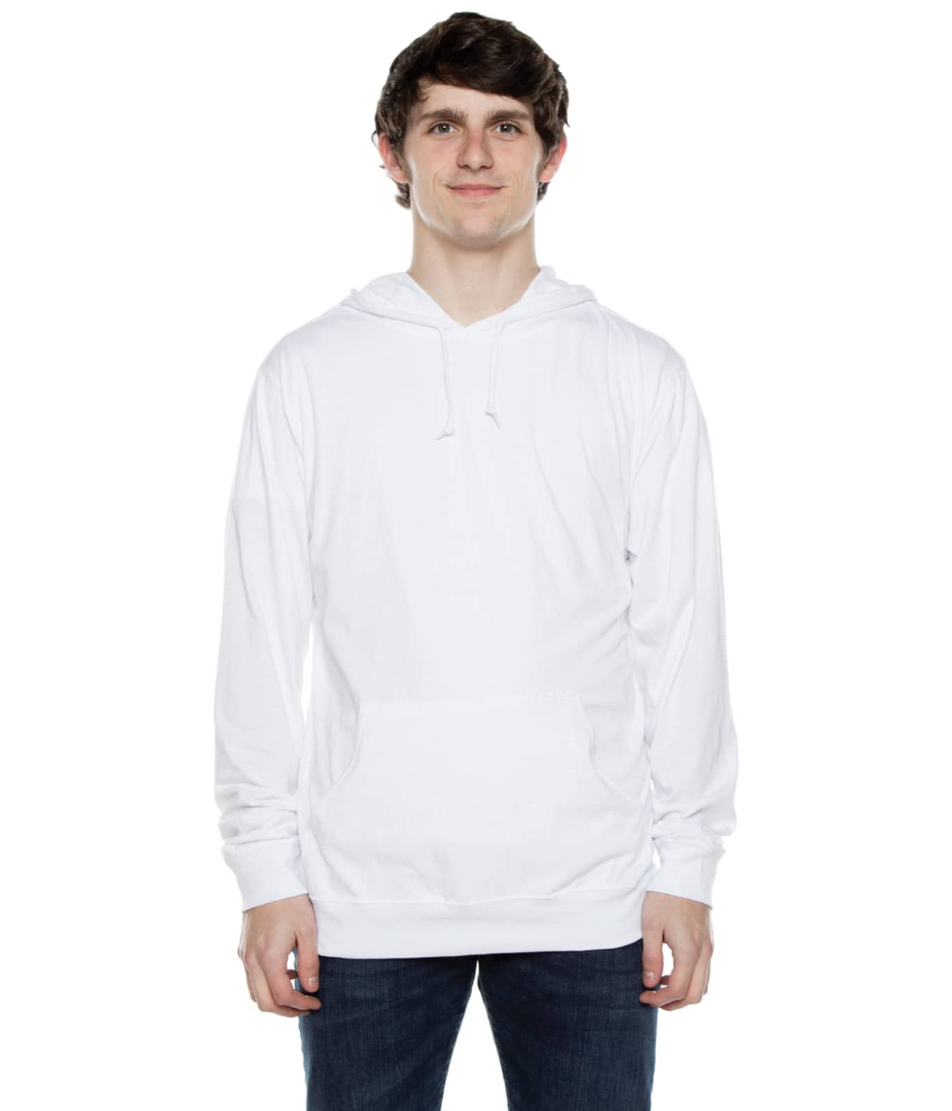 Men's Beach Jersey Hoodie White