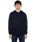 Men's Zip Beach Jersey Hoodie Deep Navy
