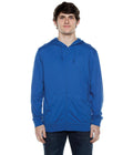 Men's Zip Beach Jersey Hoodie Royal