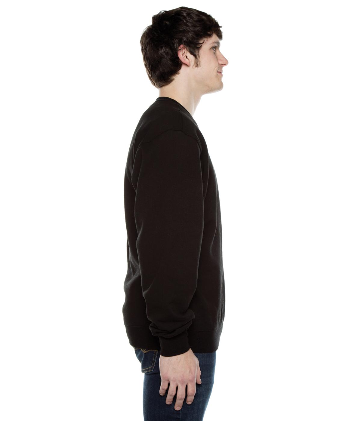 Men's Basic Crew Fleece Black