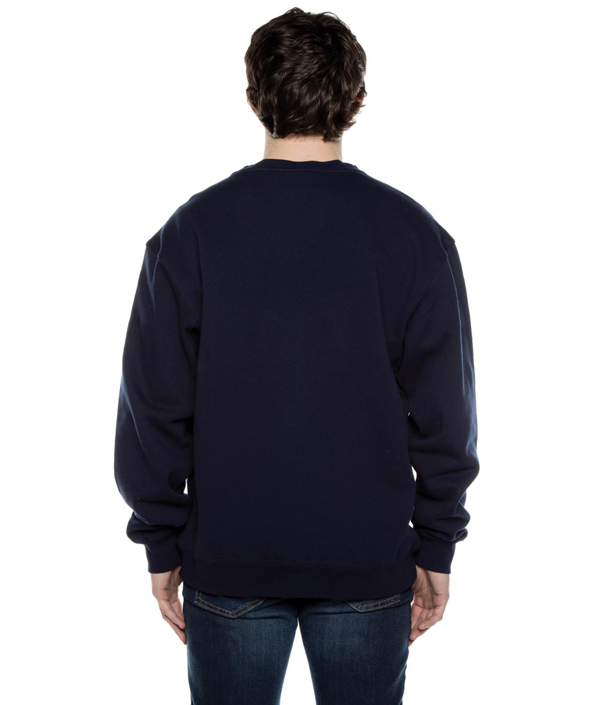 Men's Basic Crew Fleece Deep Navy
