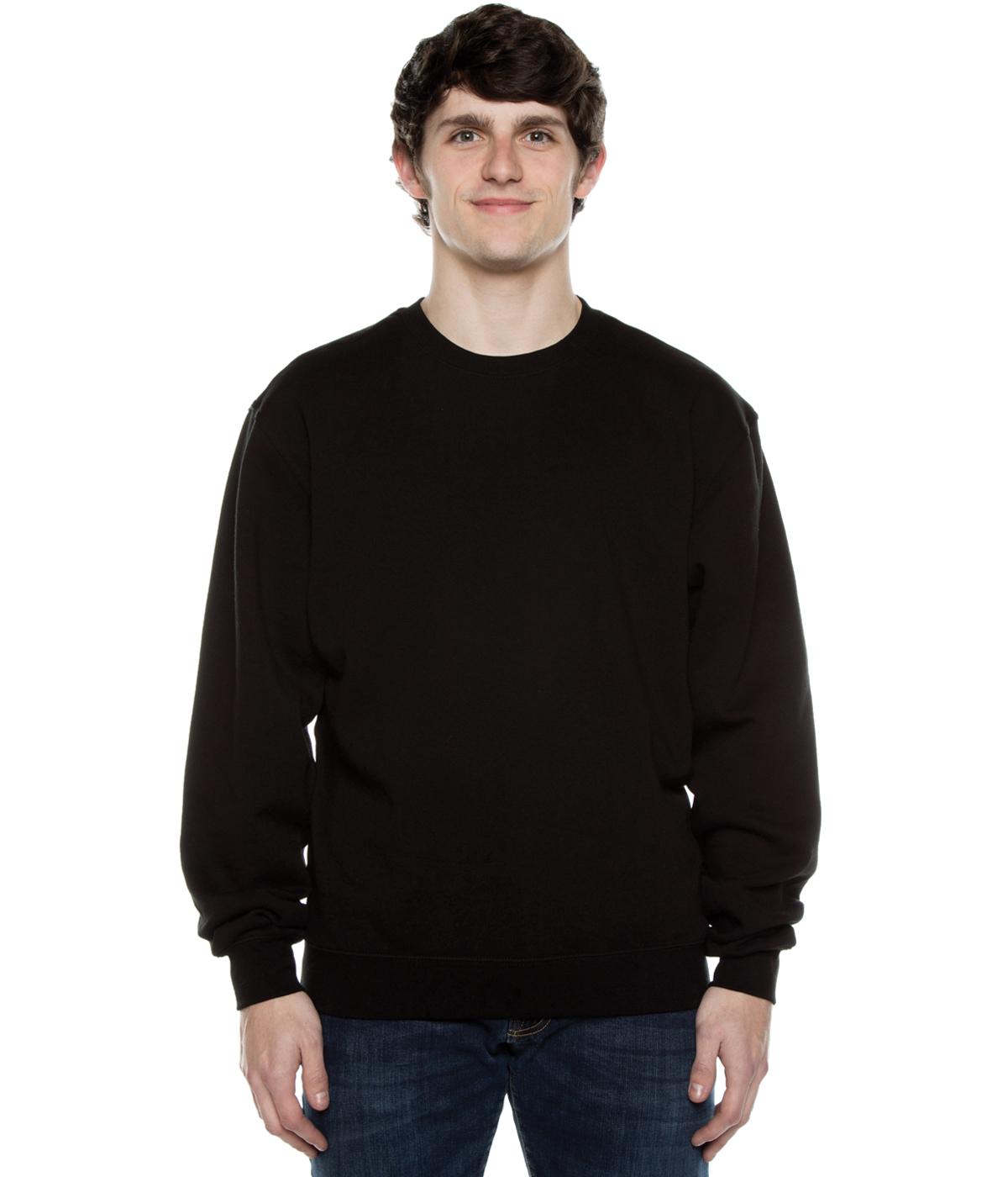 Men's Basic Crew Fleece Black