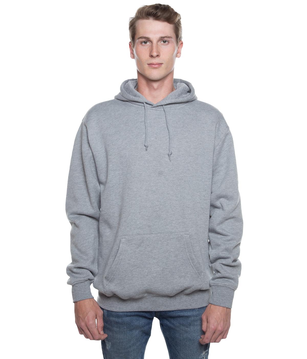 Men's Basic Hoodie Heather Grey