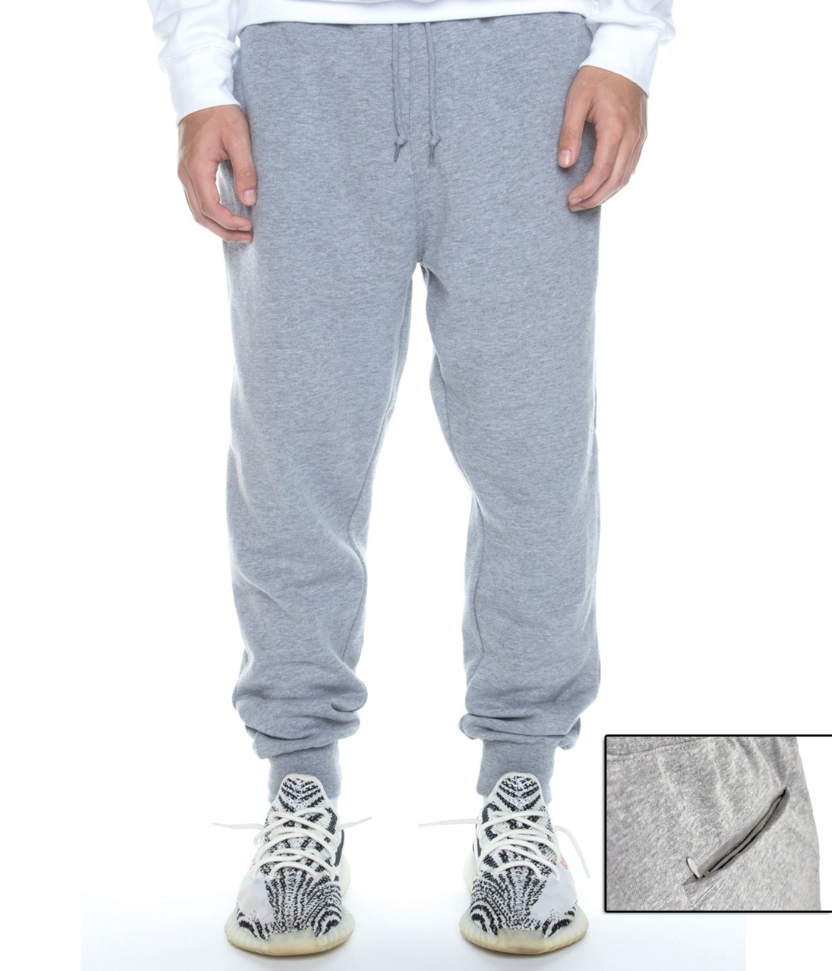 Jogger Fleece Pants Heather Grey