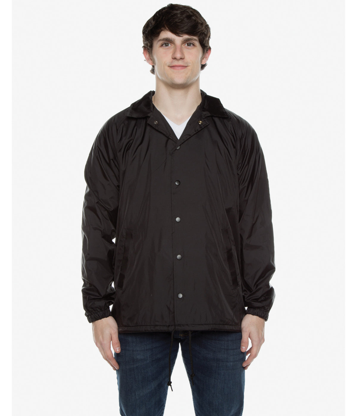 Coaches Jacket Black – COTTONHOOD