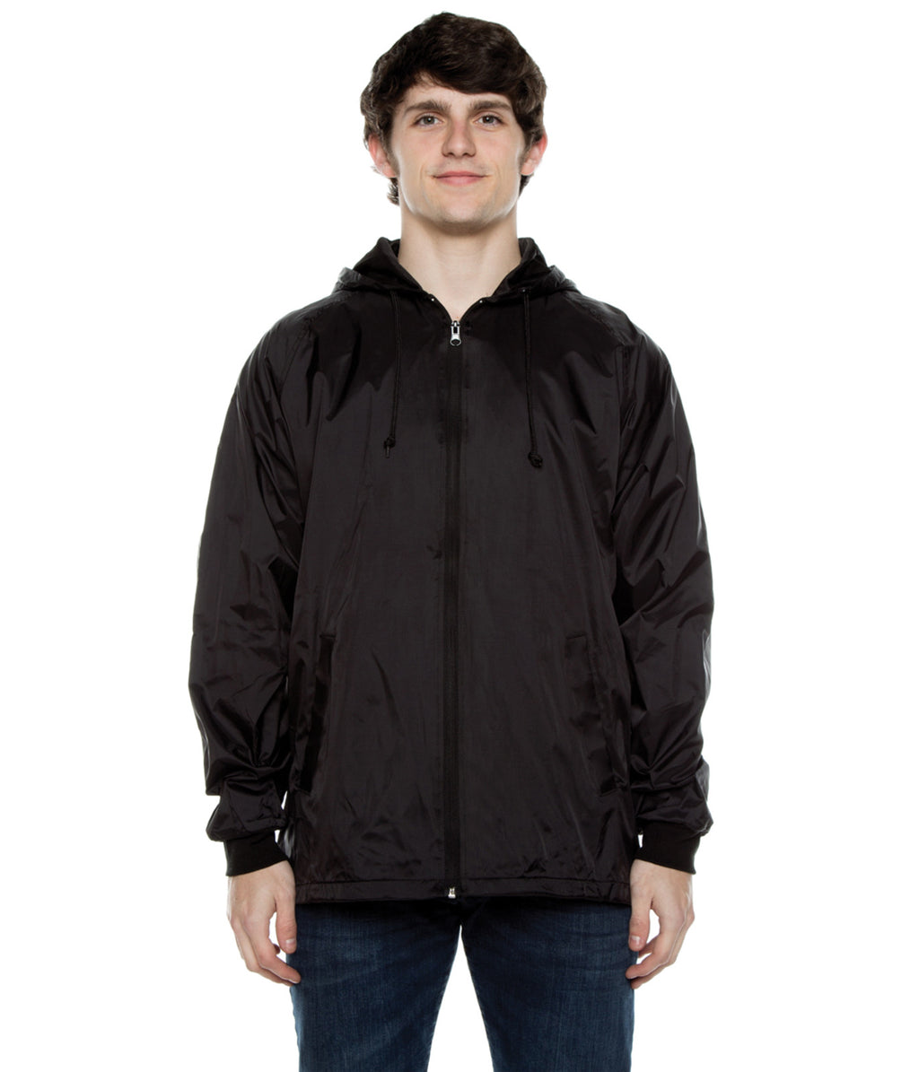 Coaches Hooded Full Zip Jacket w/Rib