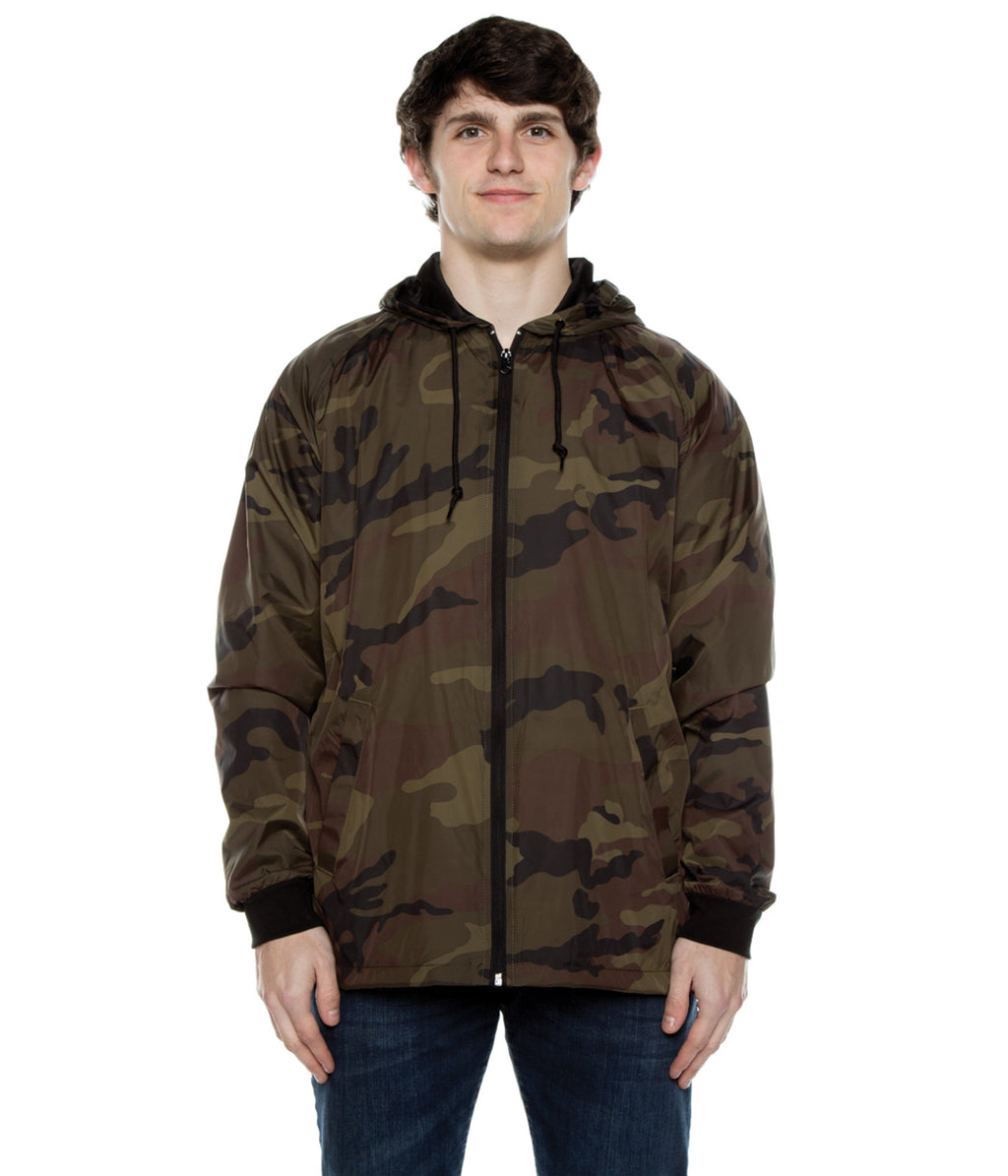 Coaches Hooded Full Zip Jacket w/Rib