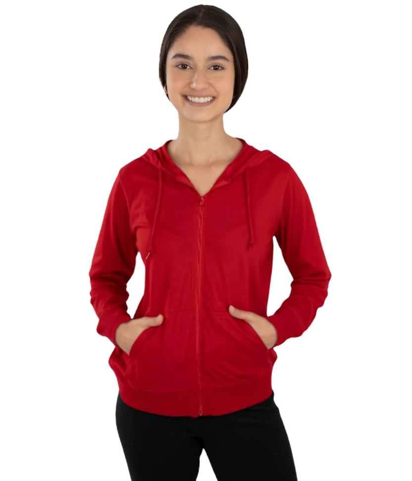 Women's Zip Up Hoodie - Lightweight Athletic Jacket for Women, Full Zip Soft Jersey-Knit Workout Jacket Sweatshirt (Copy) (Copy) (Copy) (Copy) (Copy) (Copy)