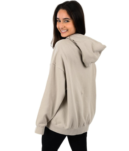 Cottonhood Soft Oversized Hoodie for Women - Casual Long Sleeve Sweatshirt, Women's Hoodie Pullover Sweatshirt - Cemet