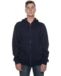 Men's Basic Zip Hoodie Deep Navy - COTTONHOOD