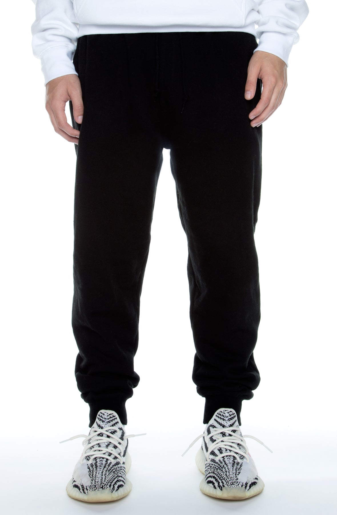 Jogger Fleece Pants Black - COTTONHOOD